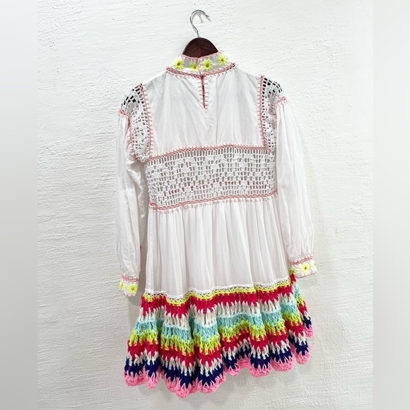 Celia B Crochet Scarlett Dress White - Picture 6 of 6